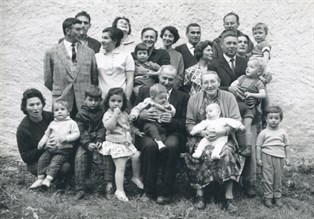 Famille Rossier vers 1965